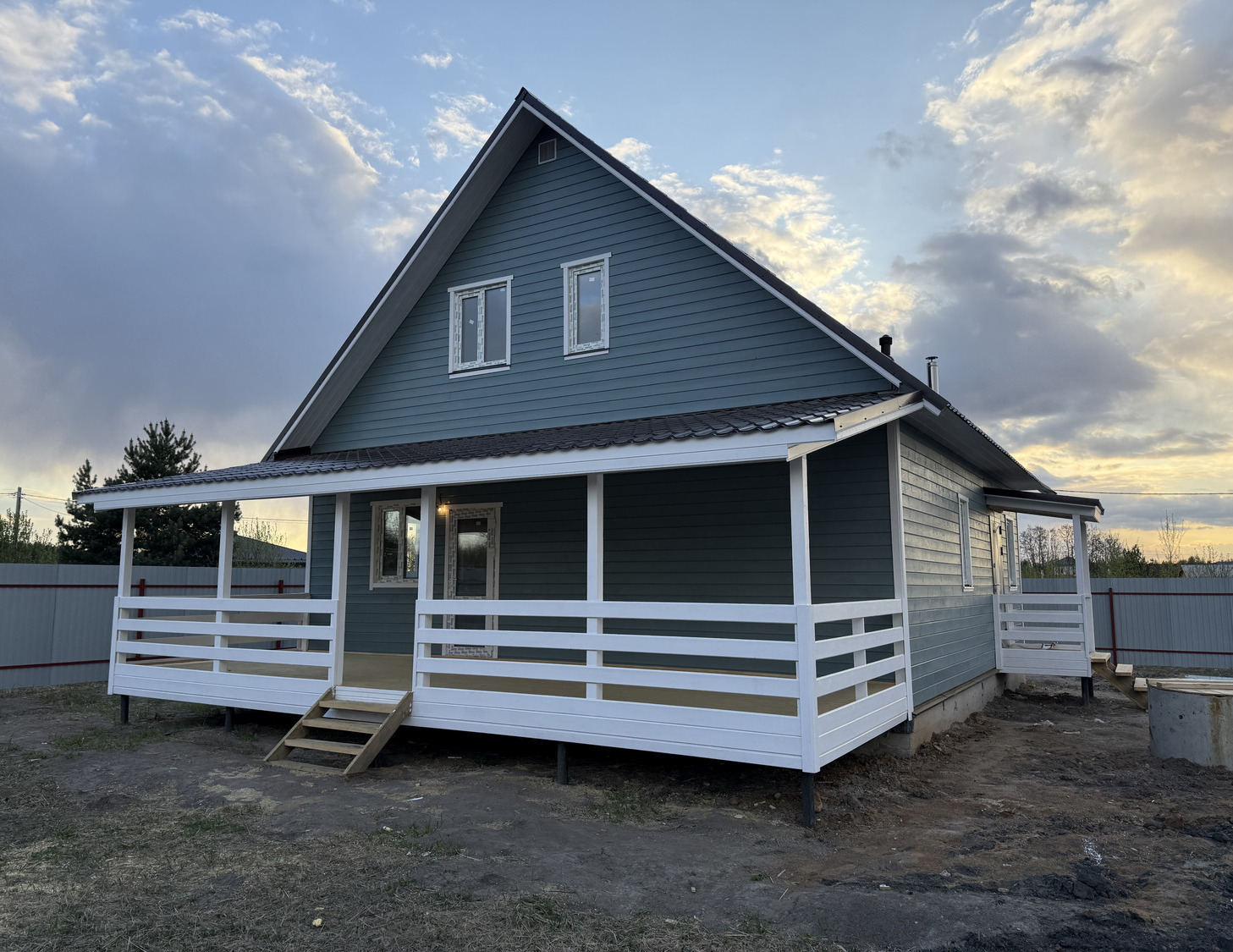 Бавария. Площадь дома 130 кв.м, Размеры 9х9м. В доме 4 спальни, кухня-гостинная, 2 сан.узла, котельная